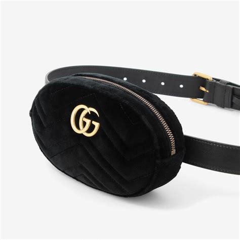 used gucci belt bag black|authentic Gucci belt bag.